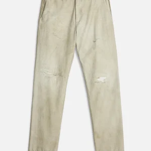 Digital Print Straight Chino in Dune