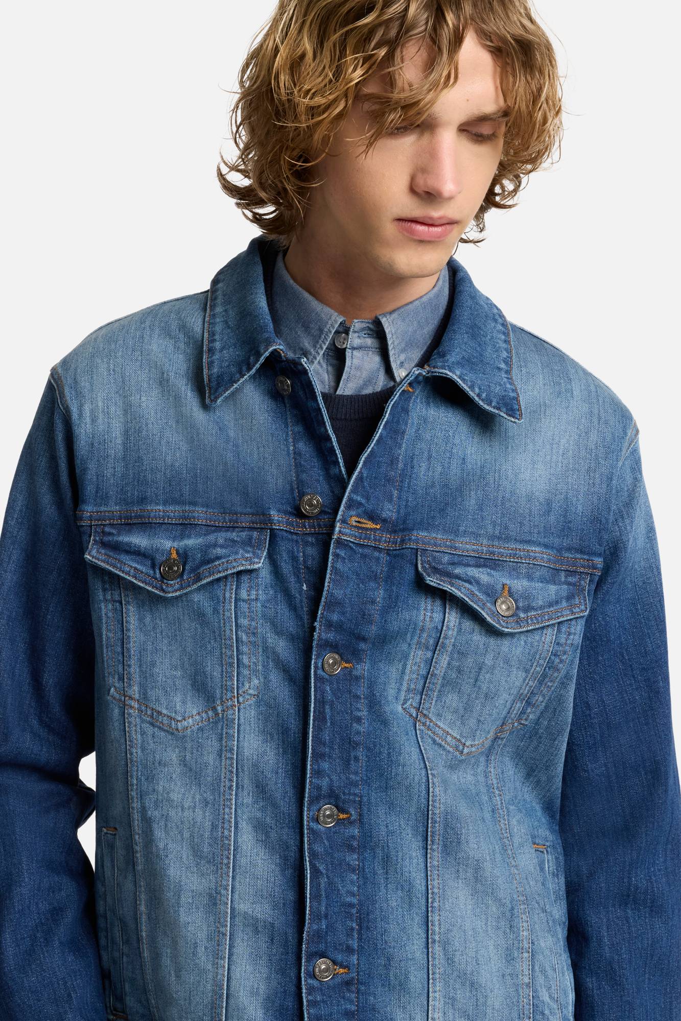 Multicount Perfect Trucker Jacket In Countless - Image 4
