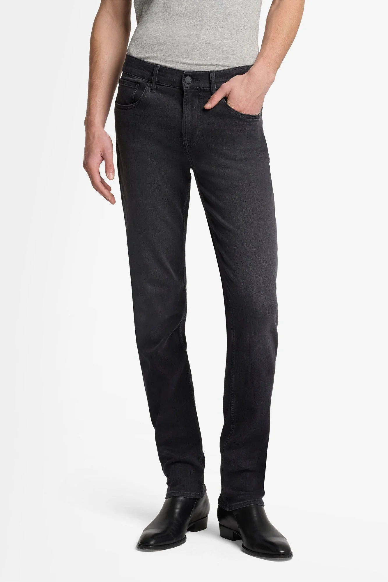 SLIMMY in Luxe Performance Washed Black - Image 3