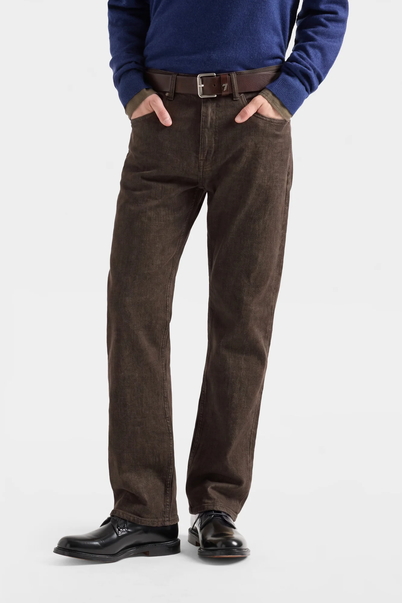 EASY STRAIGHT in Comfort Colored Deep Earth - Image 3