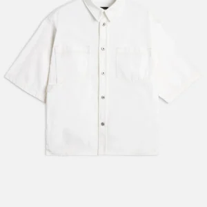 SHORT SLEEVE OVERSHIRT in Denim Salty