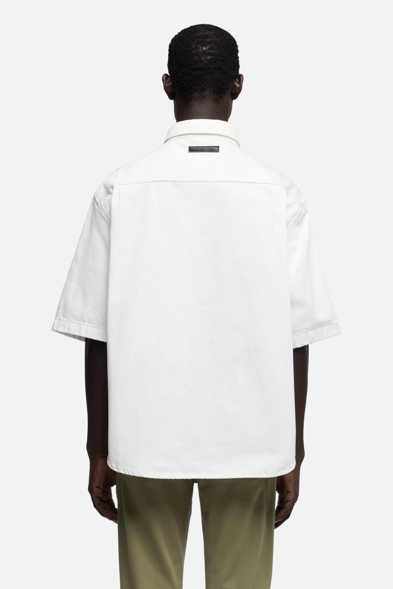 SHORT SLEEVE OVERSHIRT in Denim Salty - Image 5