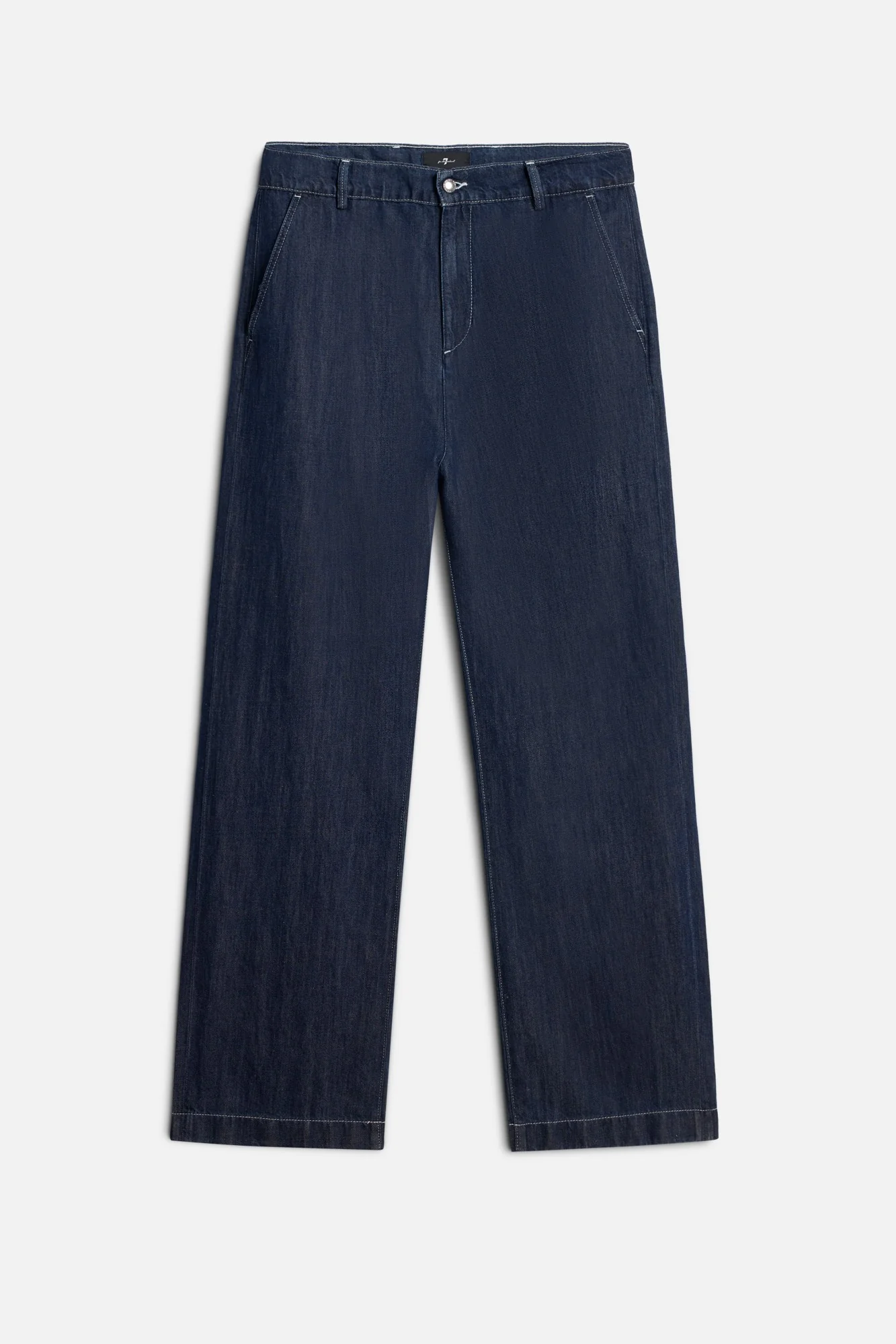 WIDE LEG CHINO in Indigo Linen Nocturnal