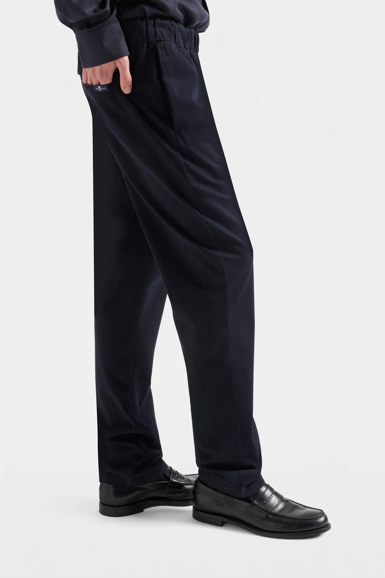 STRAIGHT CHINO in Luxe Performance Sateen Navy - Image 6