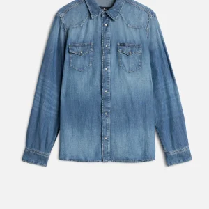 DENIM WESTERN SHIRT in Border