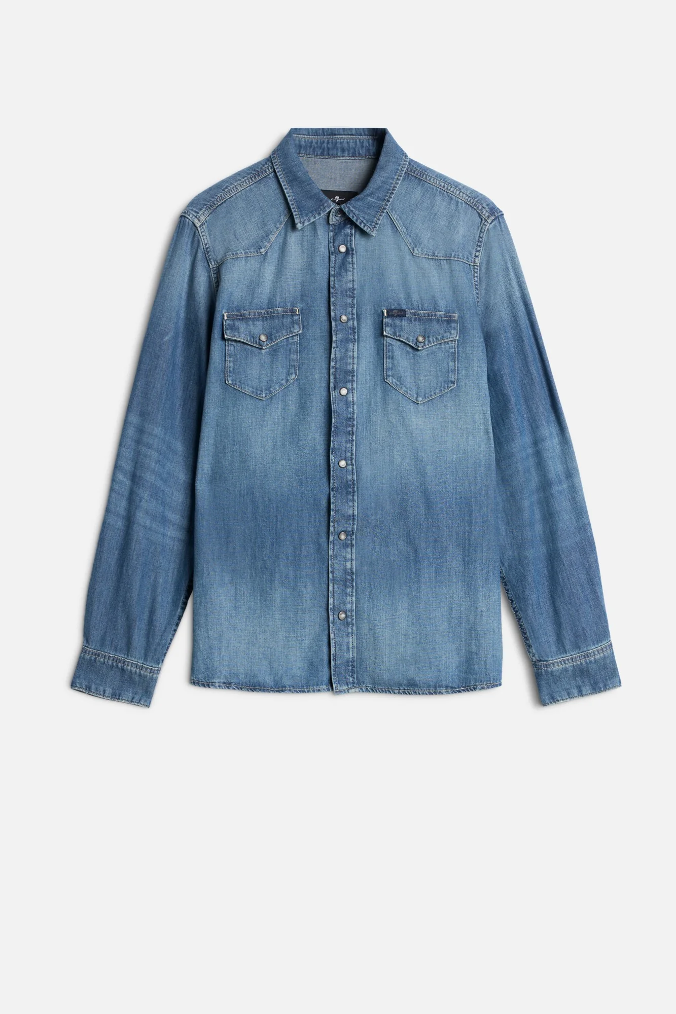 DENIM WESTERN SHIRT in Border