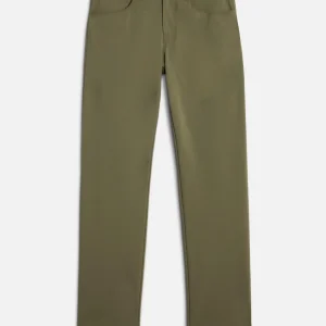 Luxe Performance Knit The Straight In Army