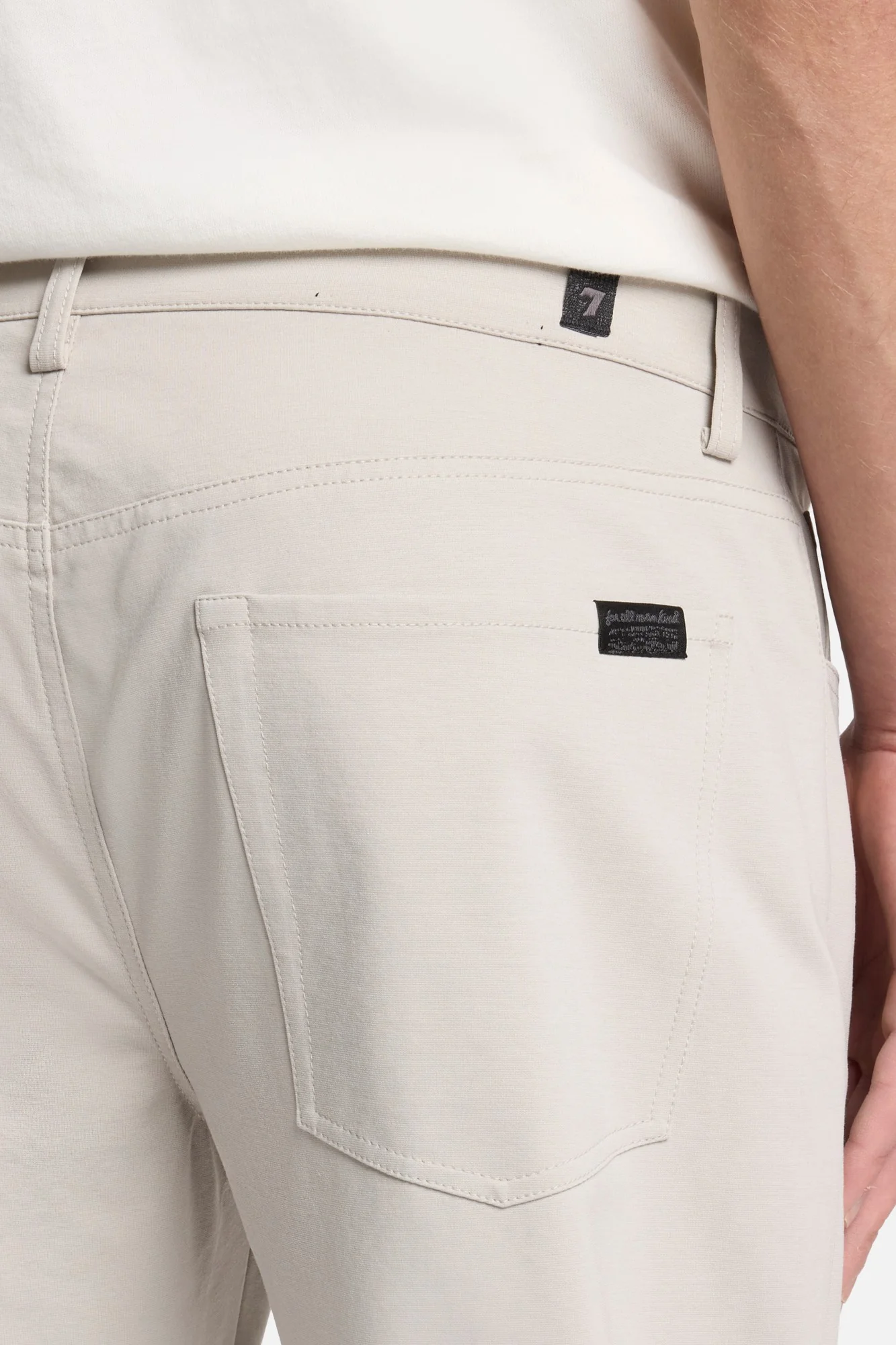 Luxe Performance Knit The Straight In Stone - Image 4