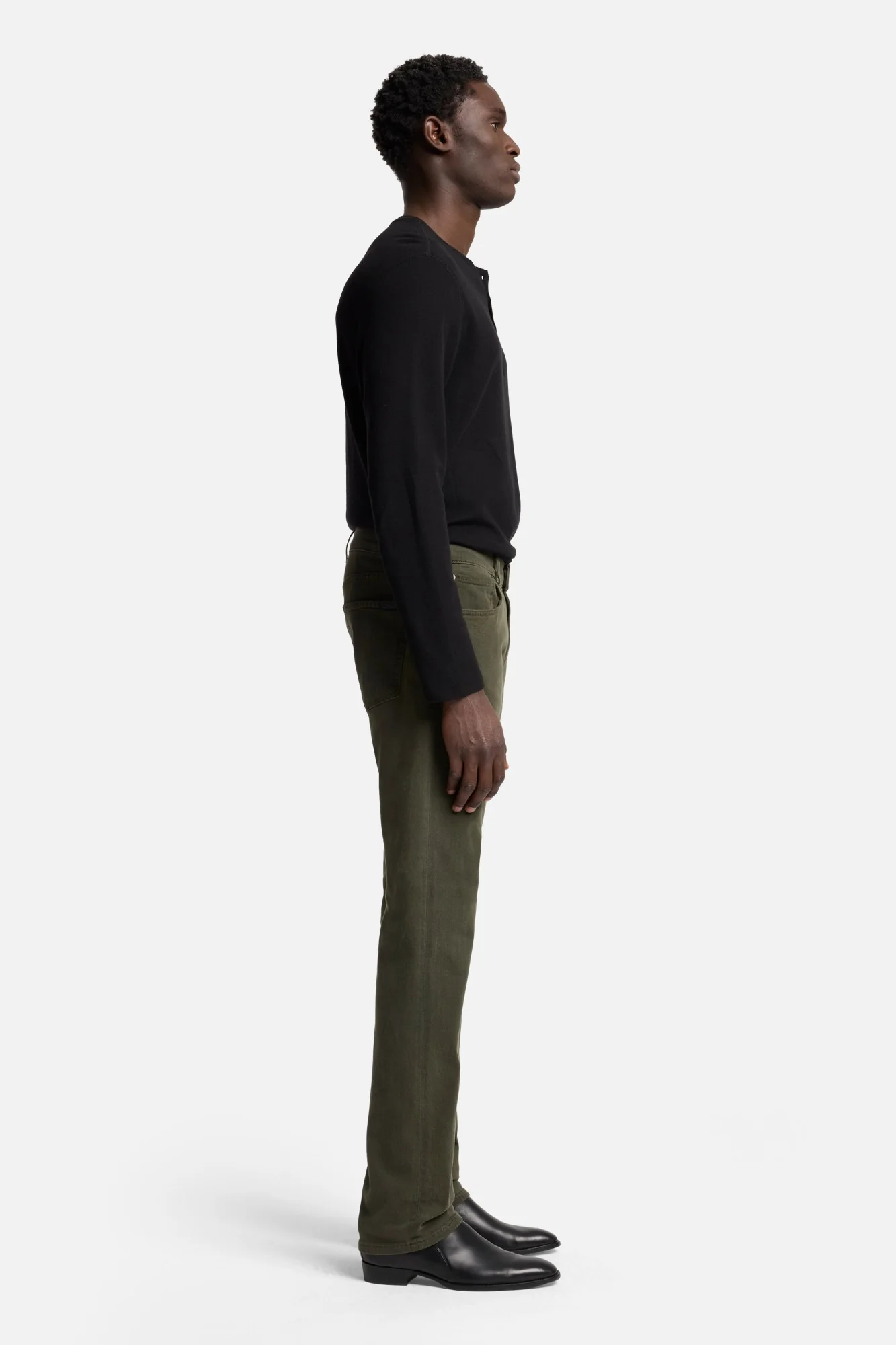 Left Hand The Straight In Dark Olive - Image 6