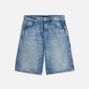 WIDE LEG SHORT in Denim Mount