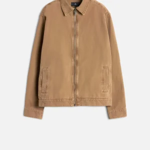 Canvas Harrington Jacket in Khaki
