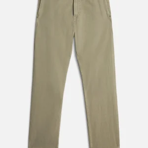 Linen Blend Carpenter Chino in Olive