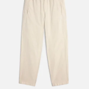 Linen Blend Jogger Pant in Bone