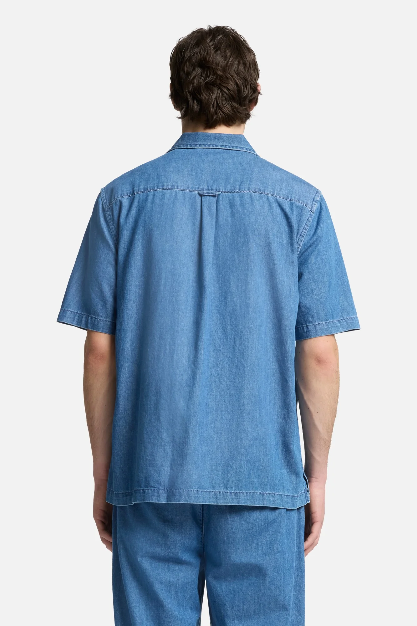 Leisure Denim Camp Shirt in Seabrook - Image 5