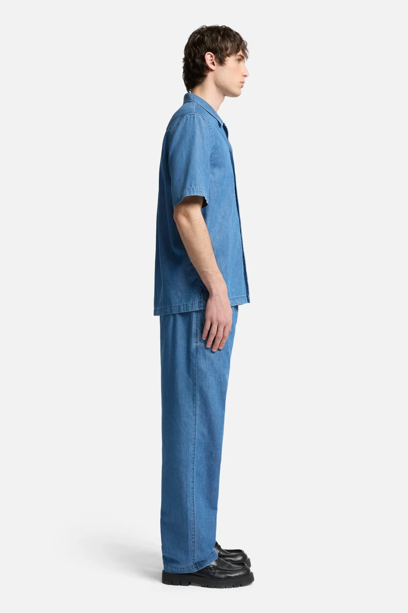 Leisure Denim Camp Shirt in Seabrook - Image 6