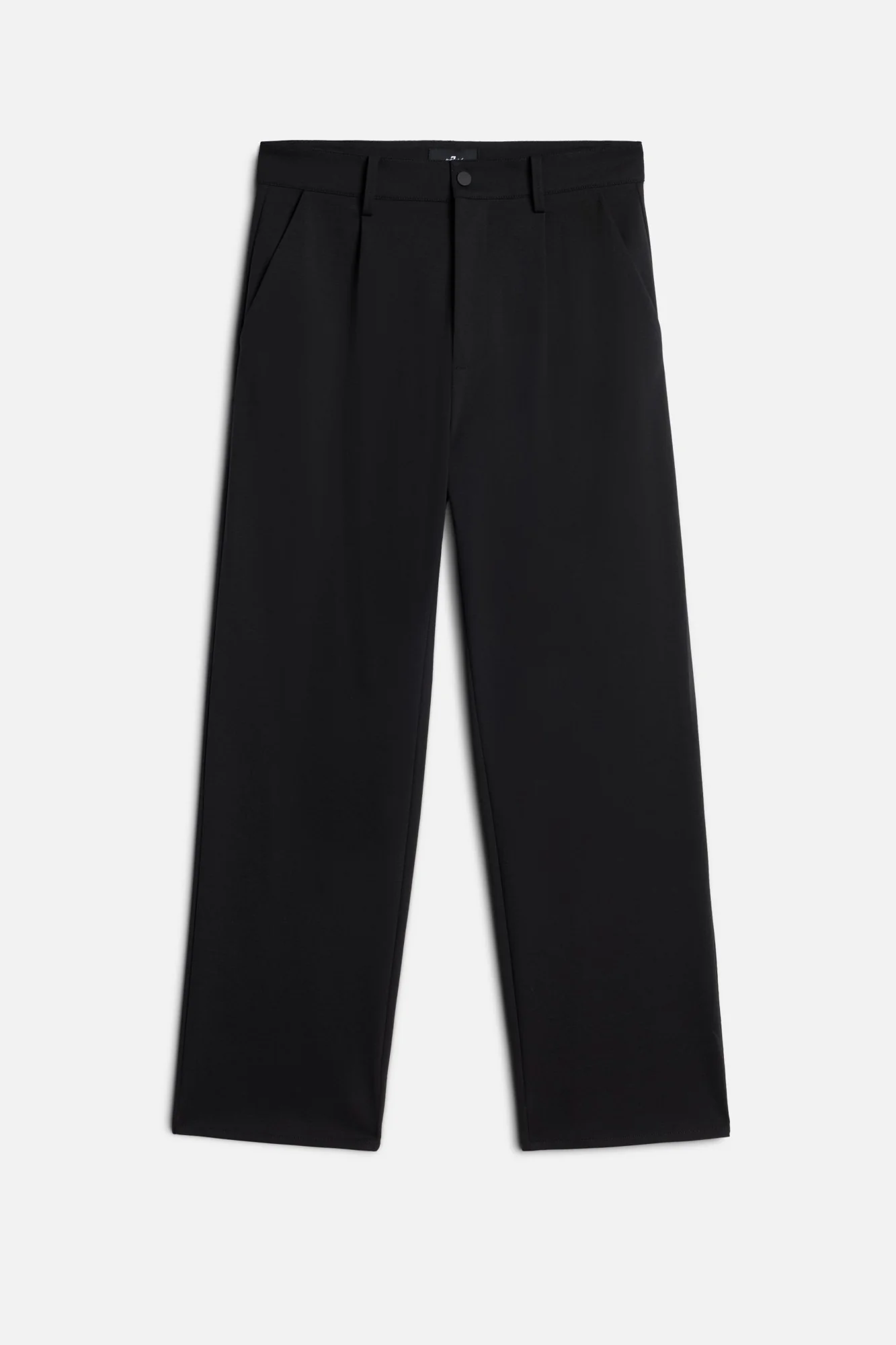 PLEATED TROUSER in Luxe Performance Knit Black