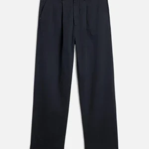 Comfort Twill Pleated Trouser In Vulcan
