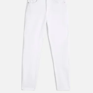 Slim Illusion High Waist Ankle Skinny in Luxe White