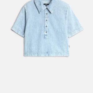 Indigo Linen Polo in Kansas