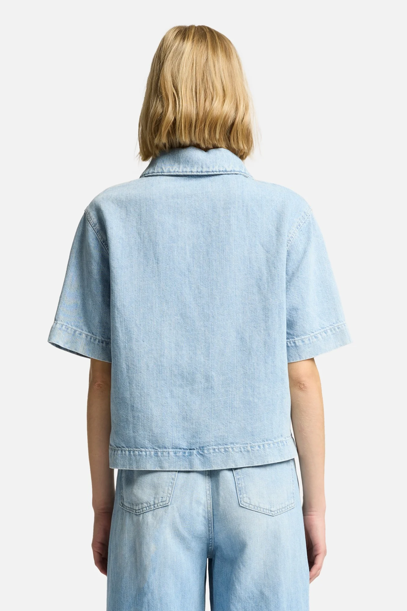 Indigo Linen Polo in Kansas - Image 5