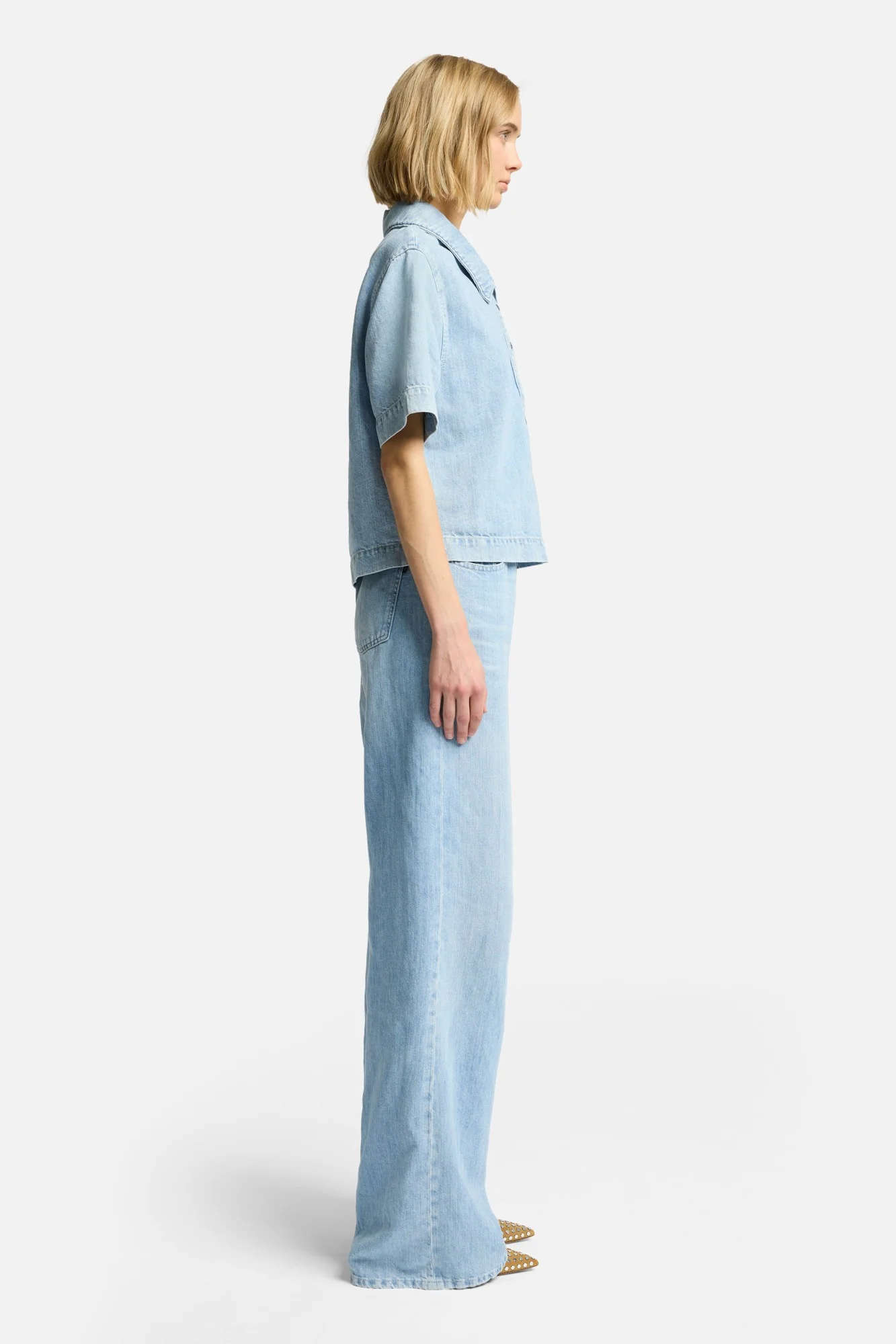Indigo Linen Polo in Kansas - Image 6