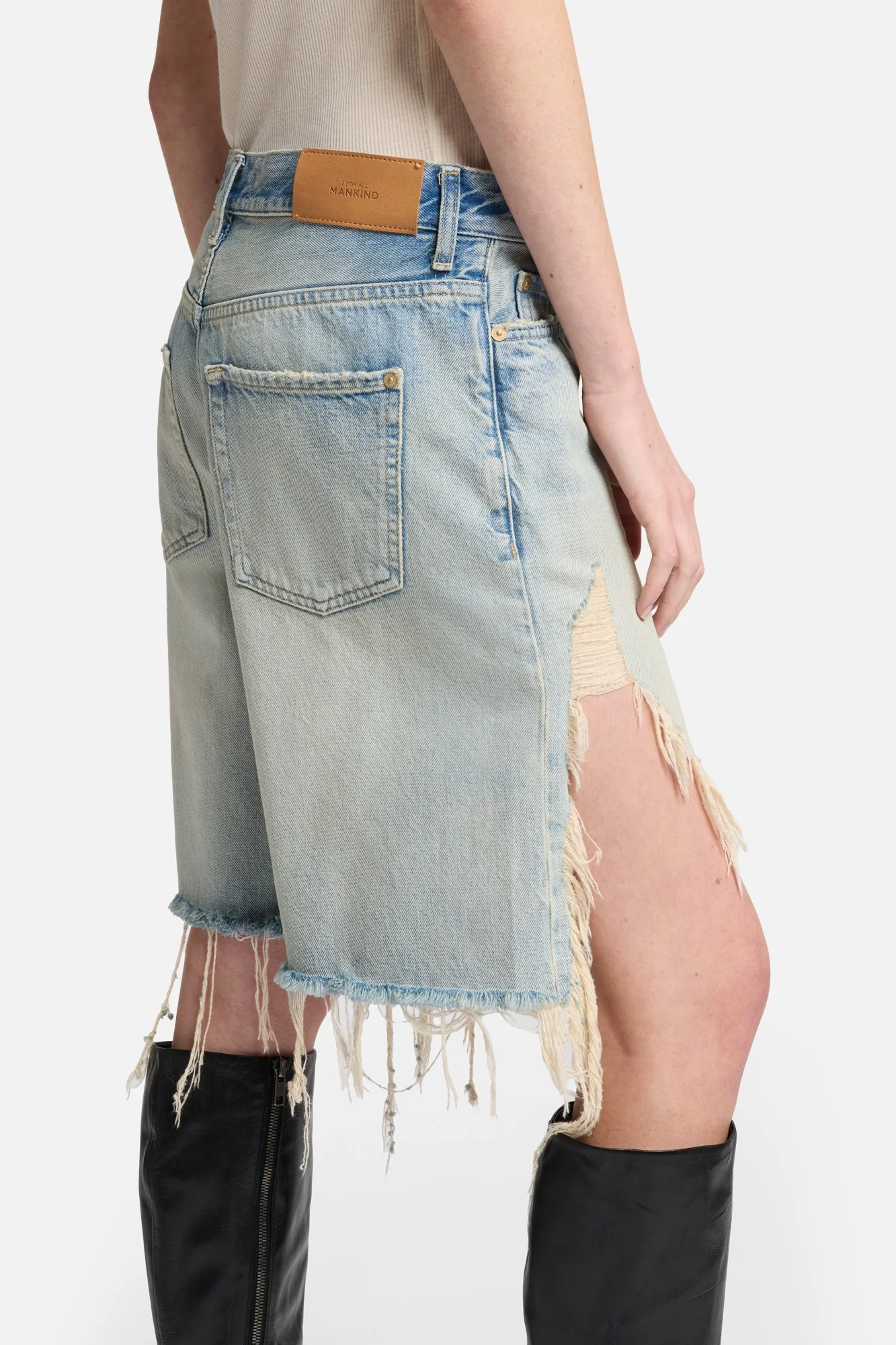 MANKIND Lola Shorts in Peaches - Image 4
