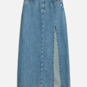 Indigo Linen Maxi Skirt in Arizona