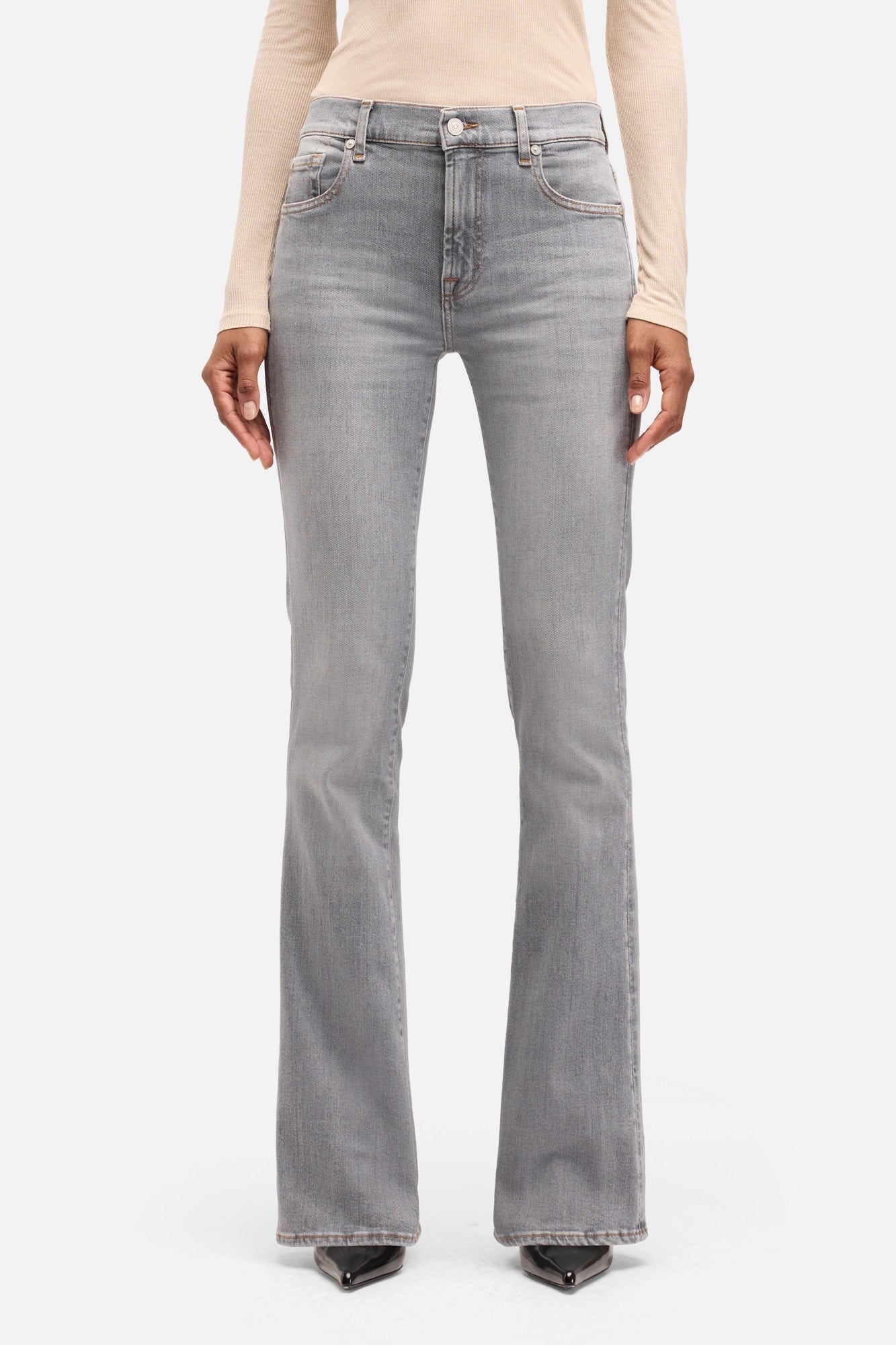 BOOTCUT in Slim Illusion Riverstone - Image 3