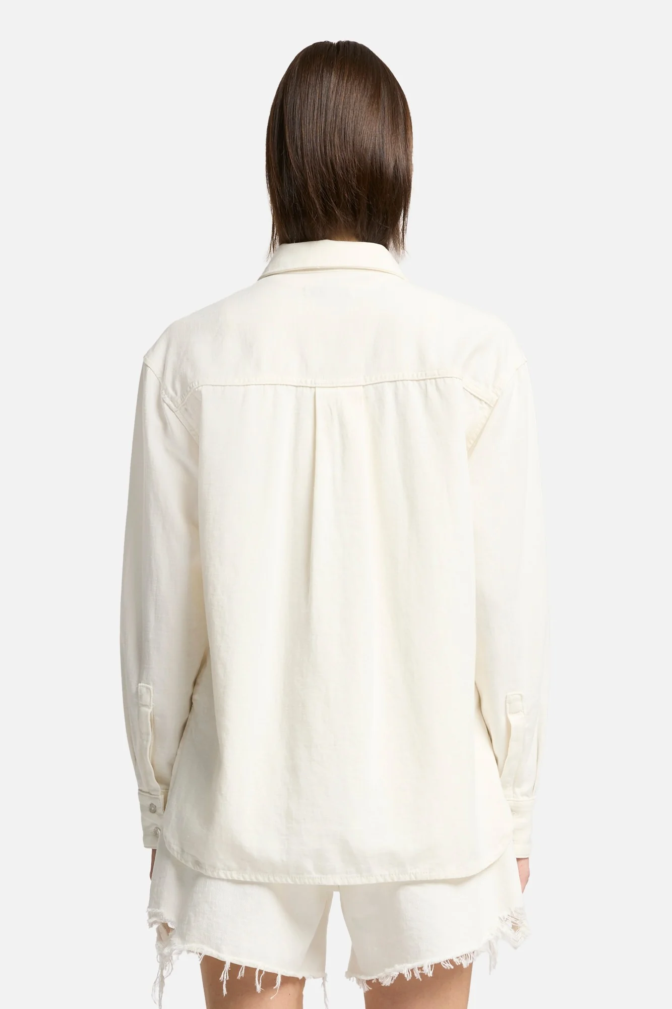 Linen Blend Easy Shirt in Ostuni - Image 5