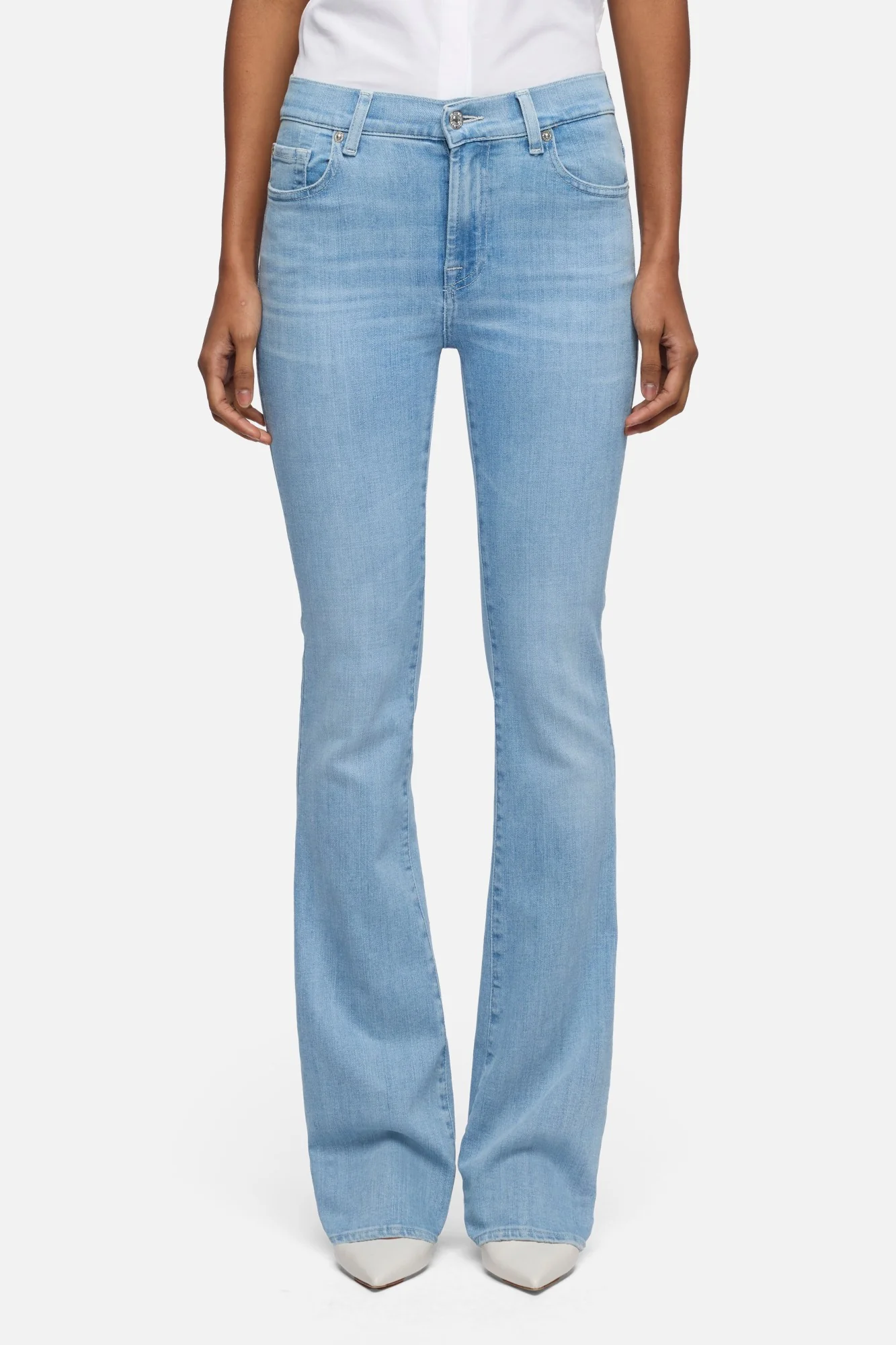 EMBELLISHED POCKET BOOTCUT in Slim Illusion Indigo Bloom - Image 3