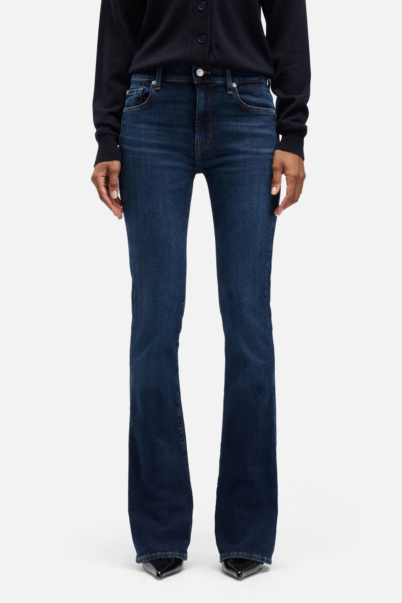 EMBELLISHED POCKET BOOTCUT in Slim Illusion Midnight Fade - Image 3