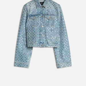 Studded Trucker Jacket in Bleach