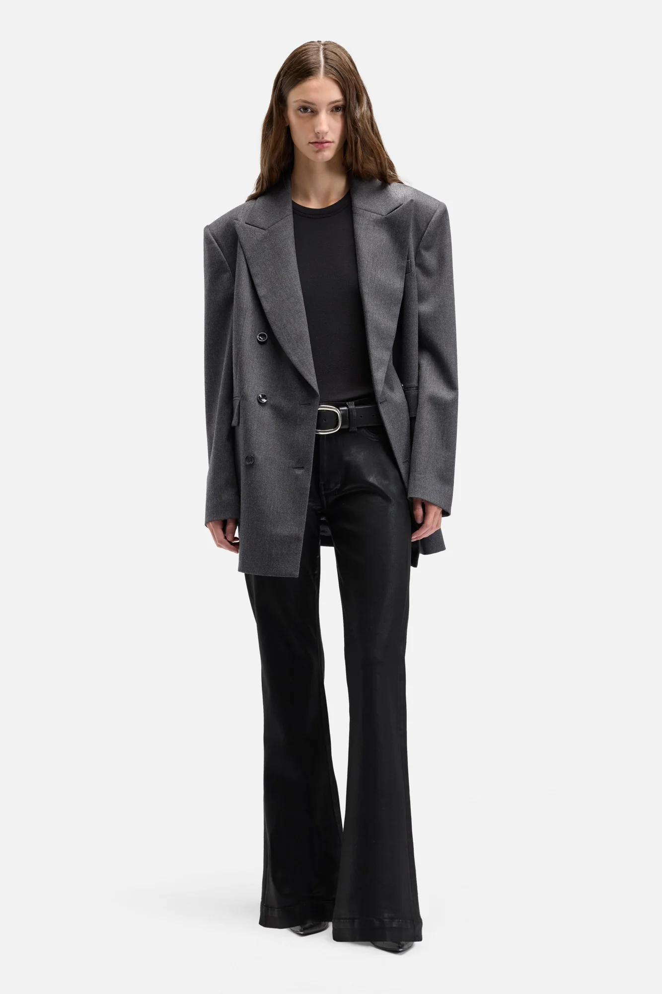 TAILORLESS DOJO in Coated Slim Illusion Black - Image 8