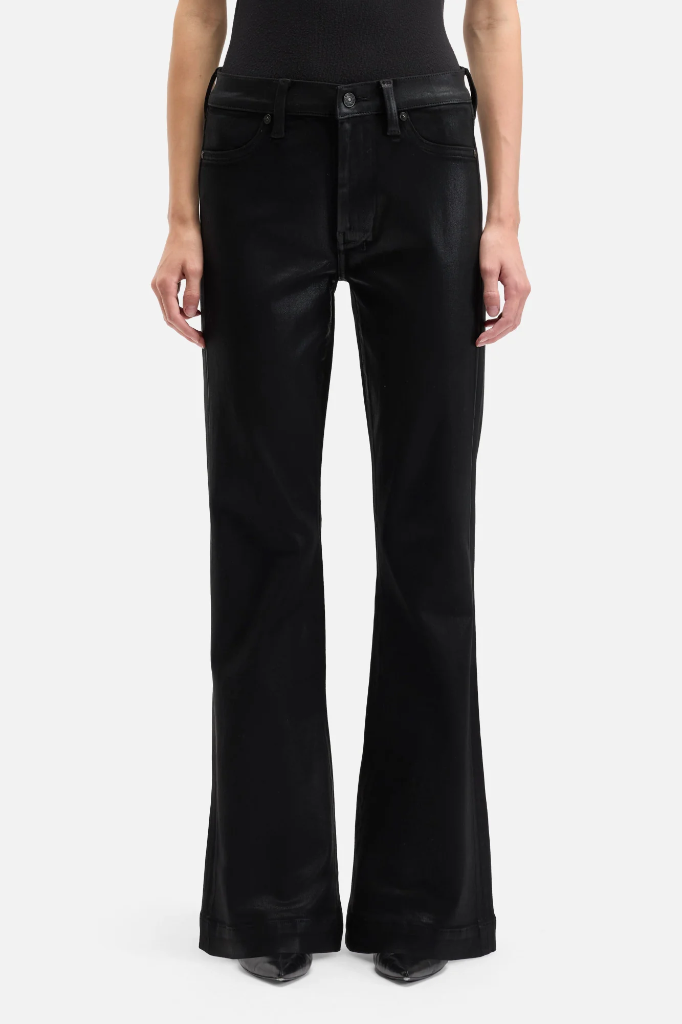 TAILORLESS DOJO in Coated Slim Illusion Black - Image 4