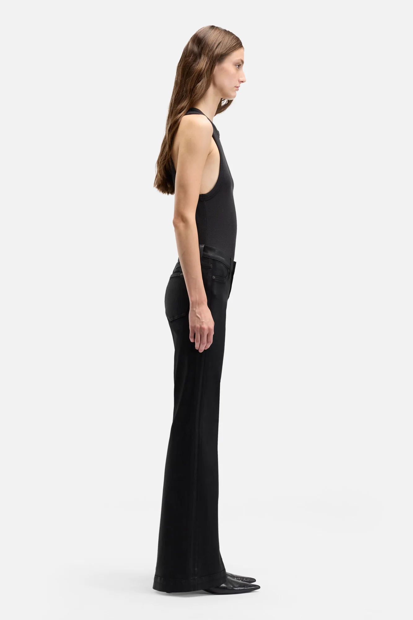 TAILORLESS DOJO in Coated Slim Illusion Black - Image 7