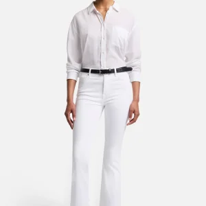 Slim Illusion High Waist Slim Kick in Luxe White