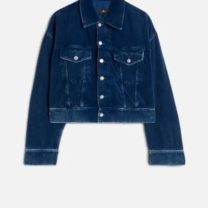 Corduroy Oli Cropped Trucker in Oxnard
