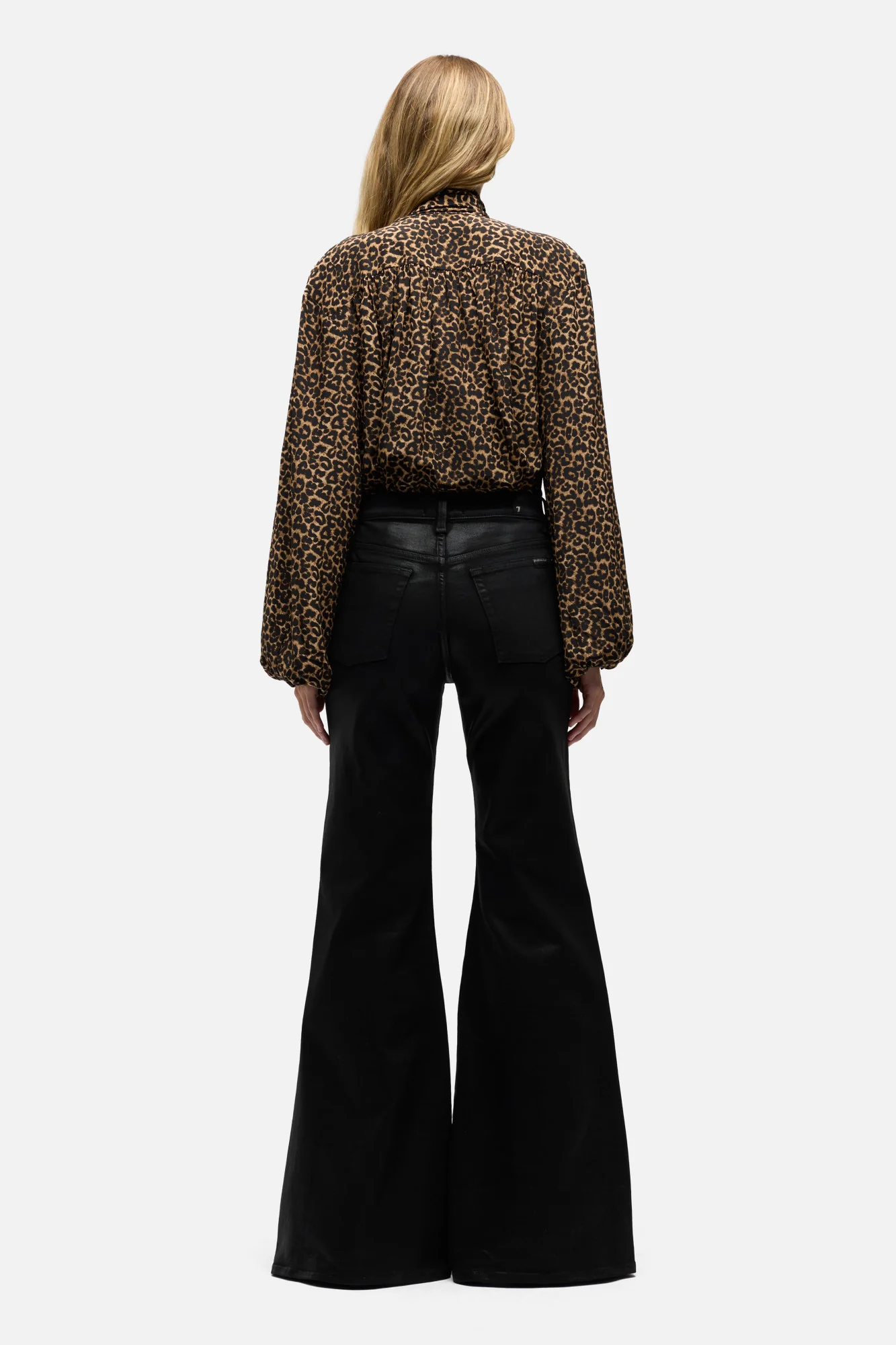 RETRO FLARE in Coated Slim Illusion Black - Image 5