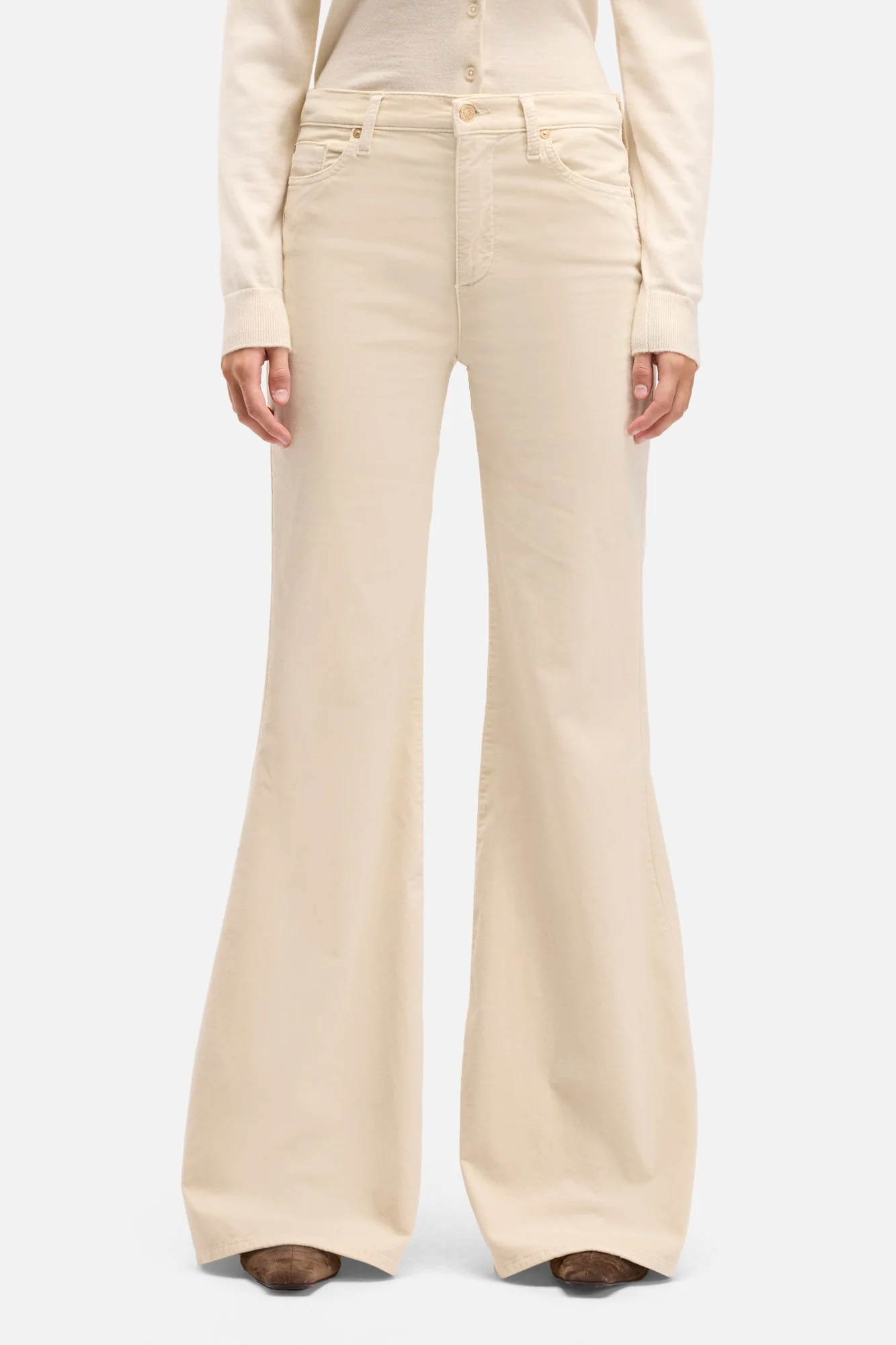 Velvet Retro Flare in Natural - Image 3