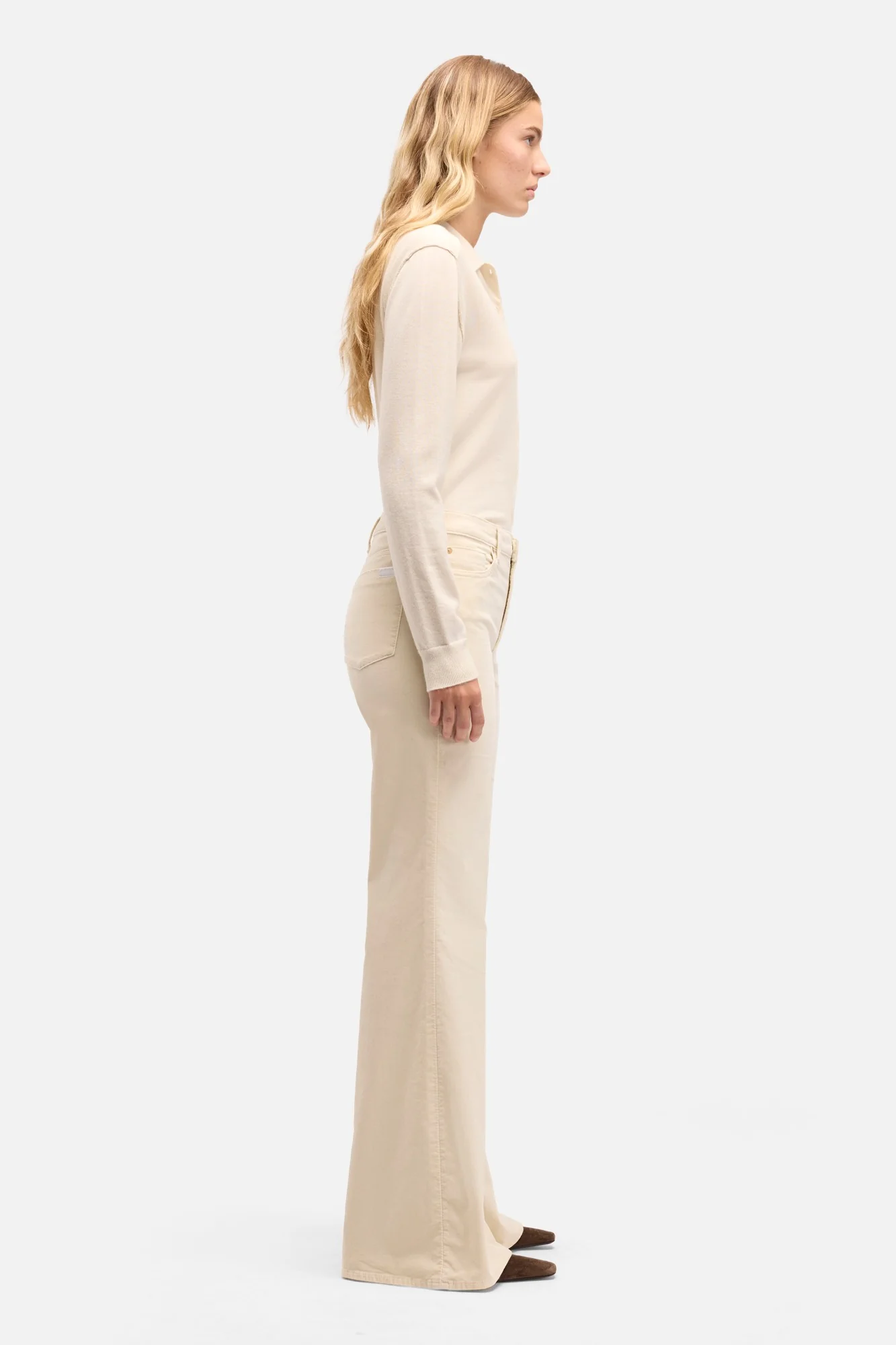 Velvet Retro Flare in Natural - Image 6