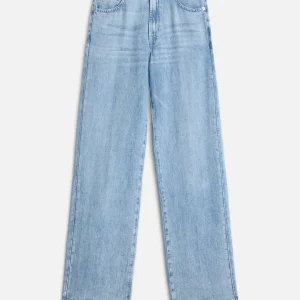 STOVEPIPE STRAIGHT in Indigo Linen Iris