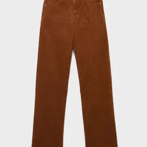 STOVEPIPE STRAIGHT in Corduroy Cognac