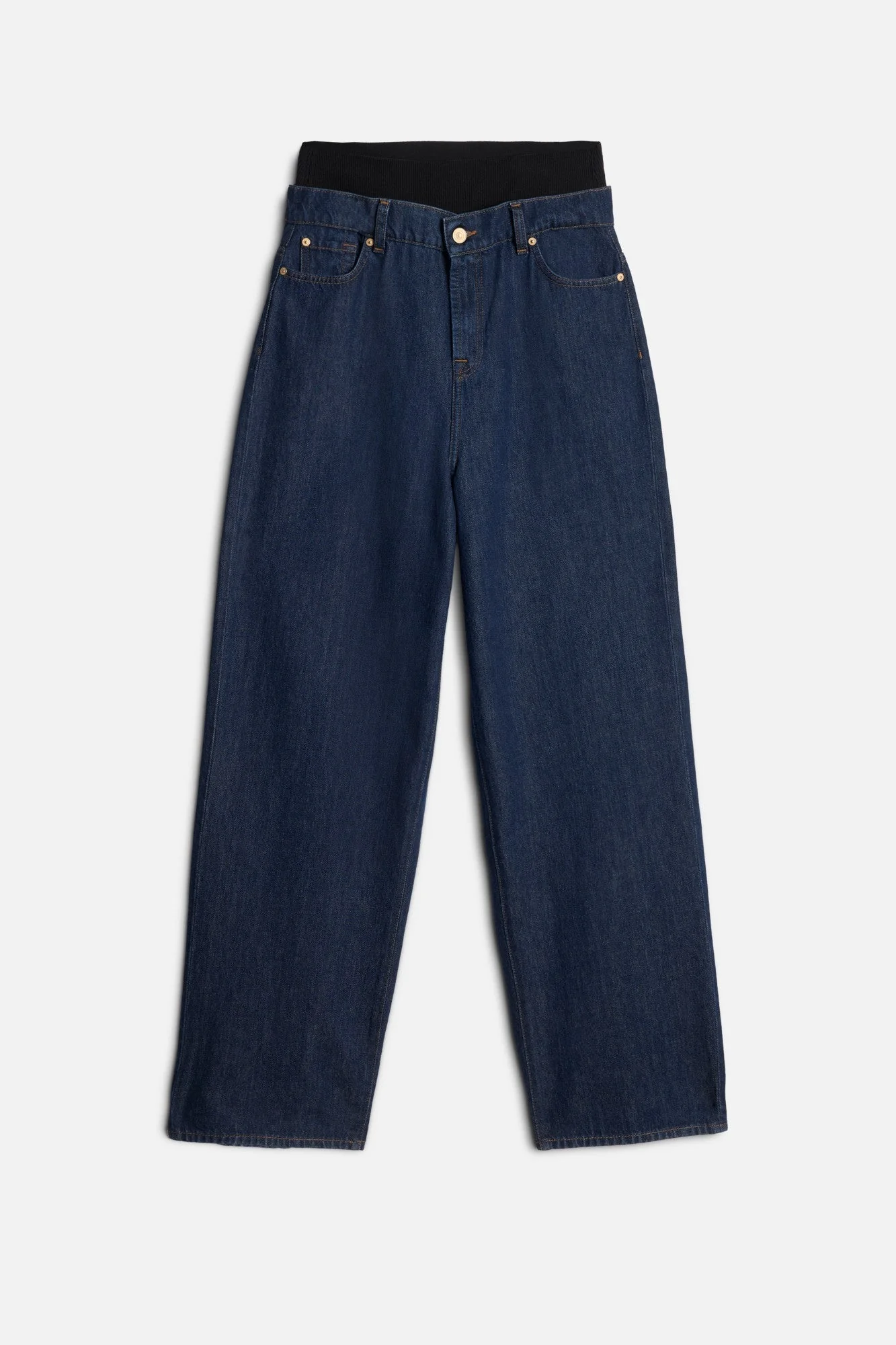 BANDED SLOUCHY WIDE in MANKIND Indigo Soul