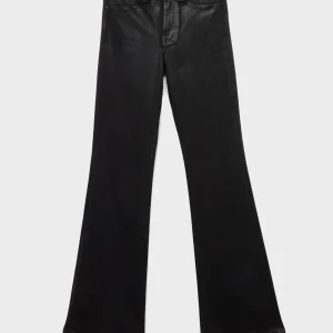 LEGGY BOOTCUT in Coated Denim Black