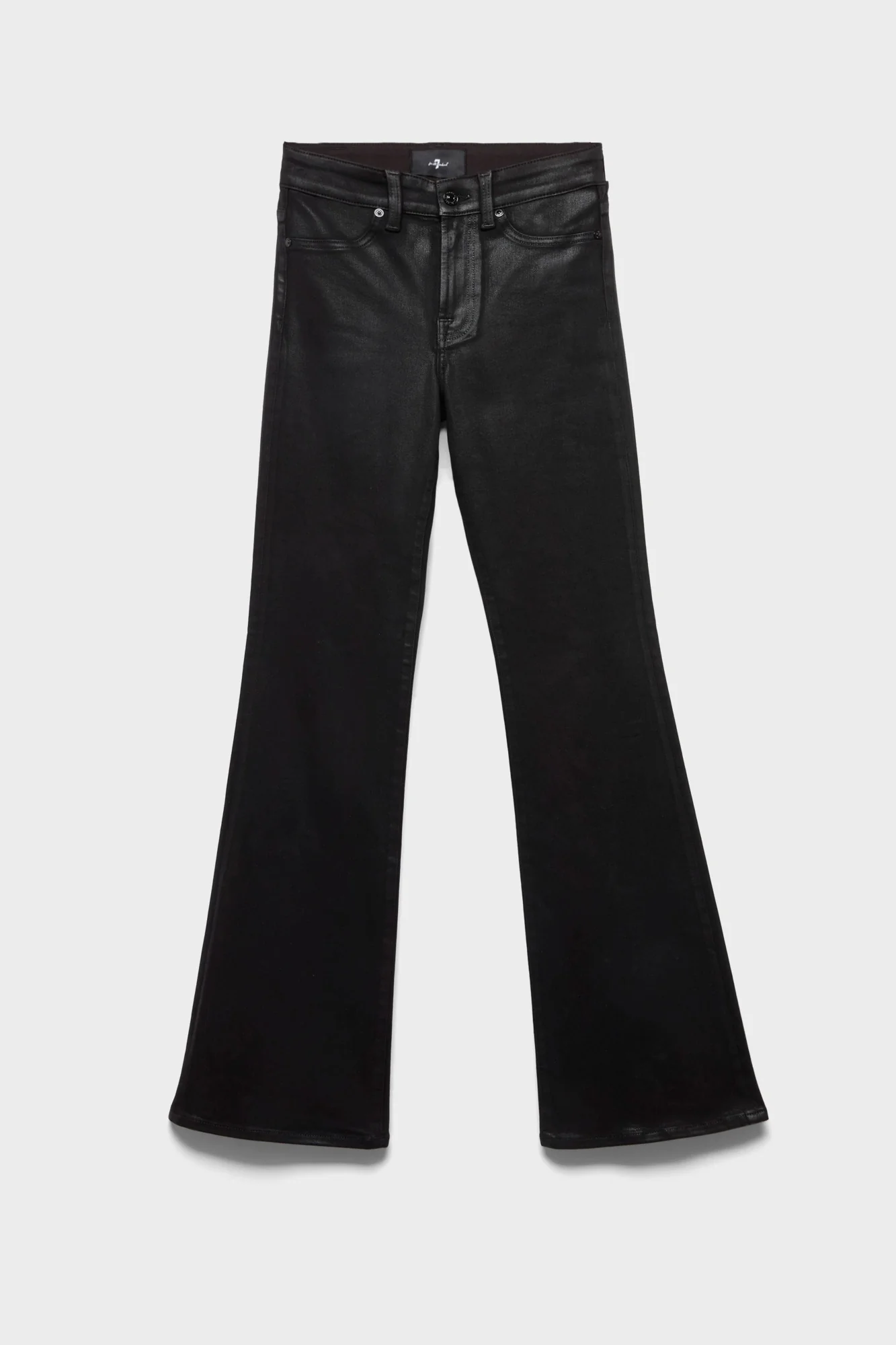 LEGGY BOOTCUT in Coated Denim Black