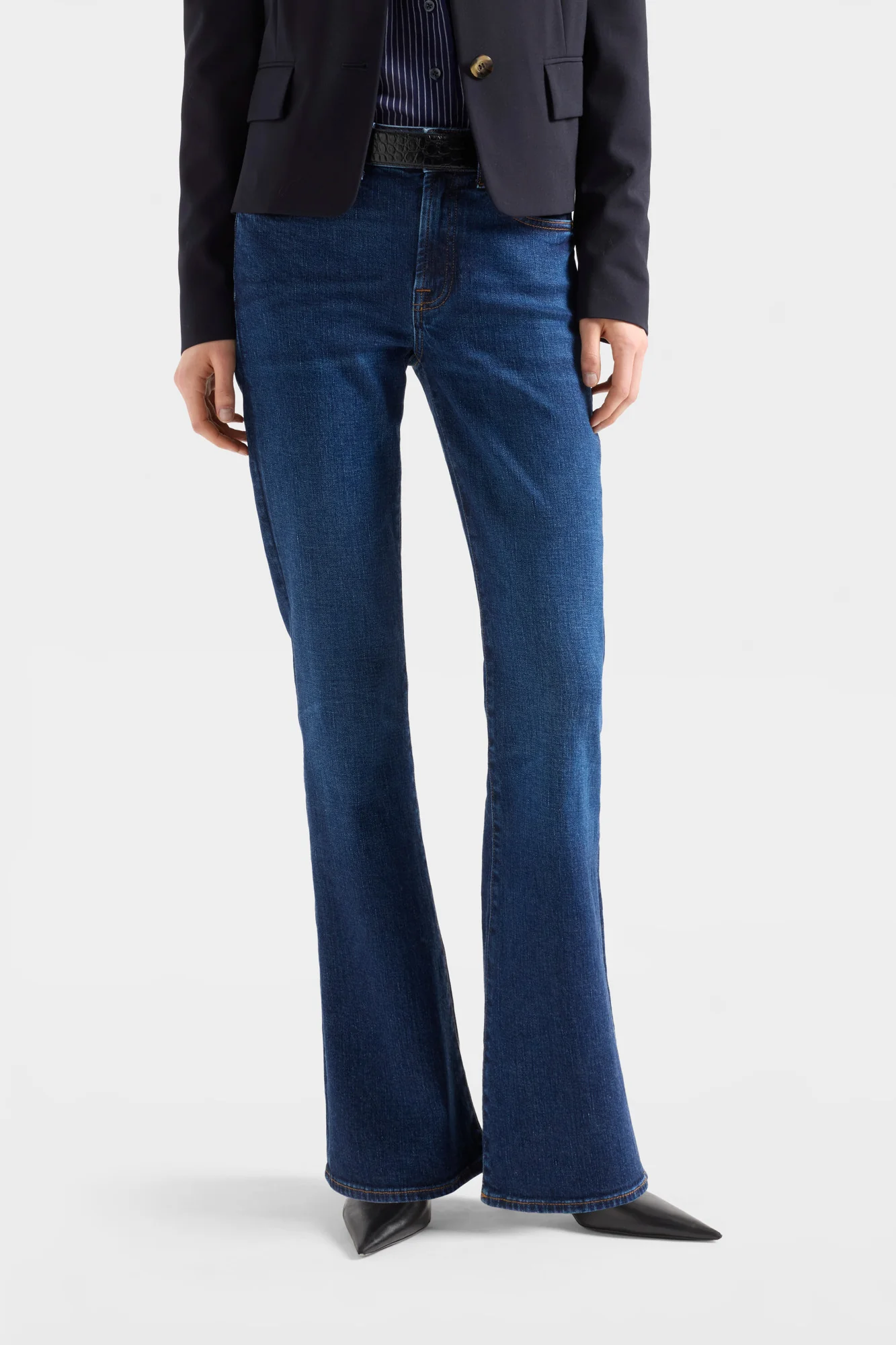 LEGGY BOOTCUT in Cashmere Denim Could Night - Image 3