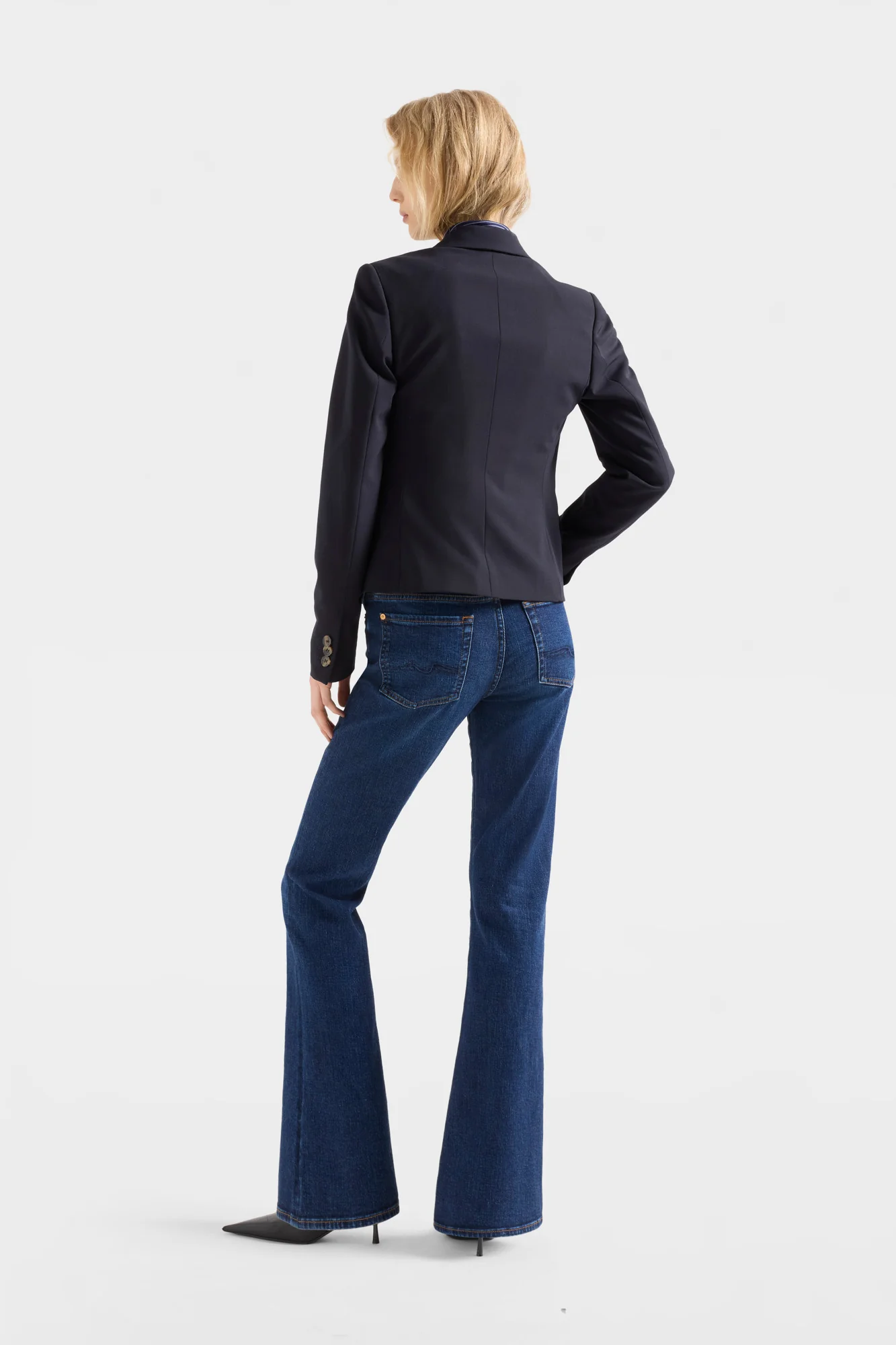 LEGGY BOOTCUT in Cashmere Denim Could Night - Image 5