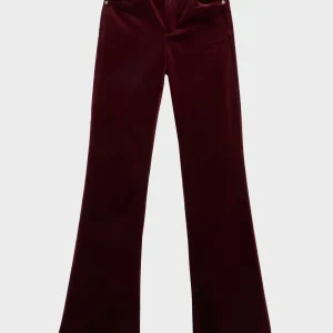 LEGGY BOOTCUT in Velvet Burgundy