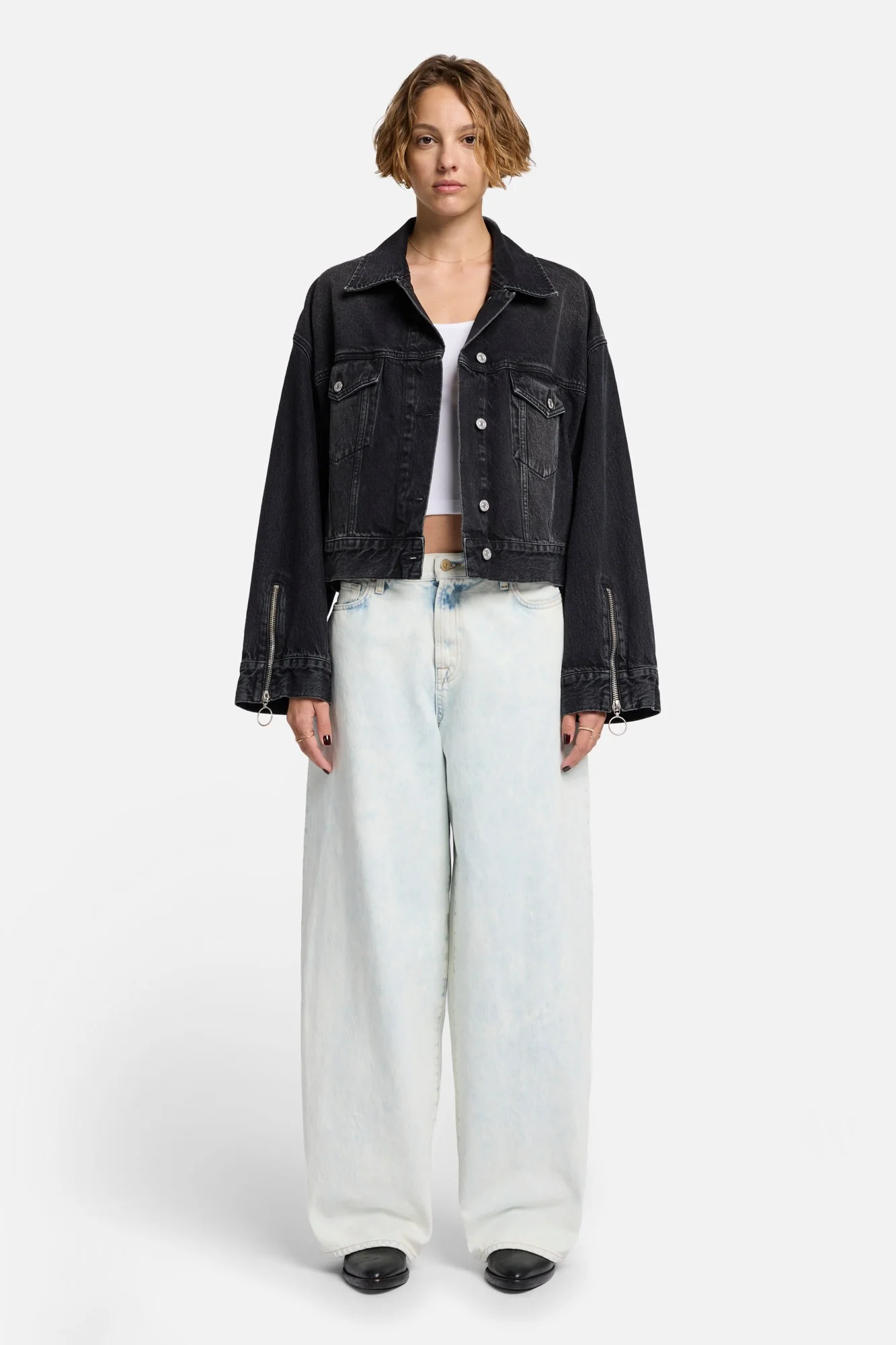 MANKIND Oli Cropped Trucker in Hustle