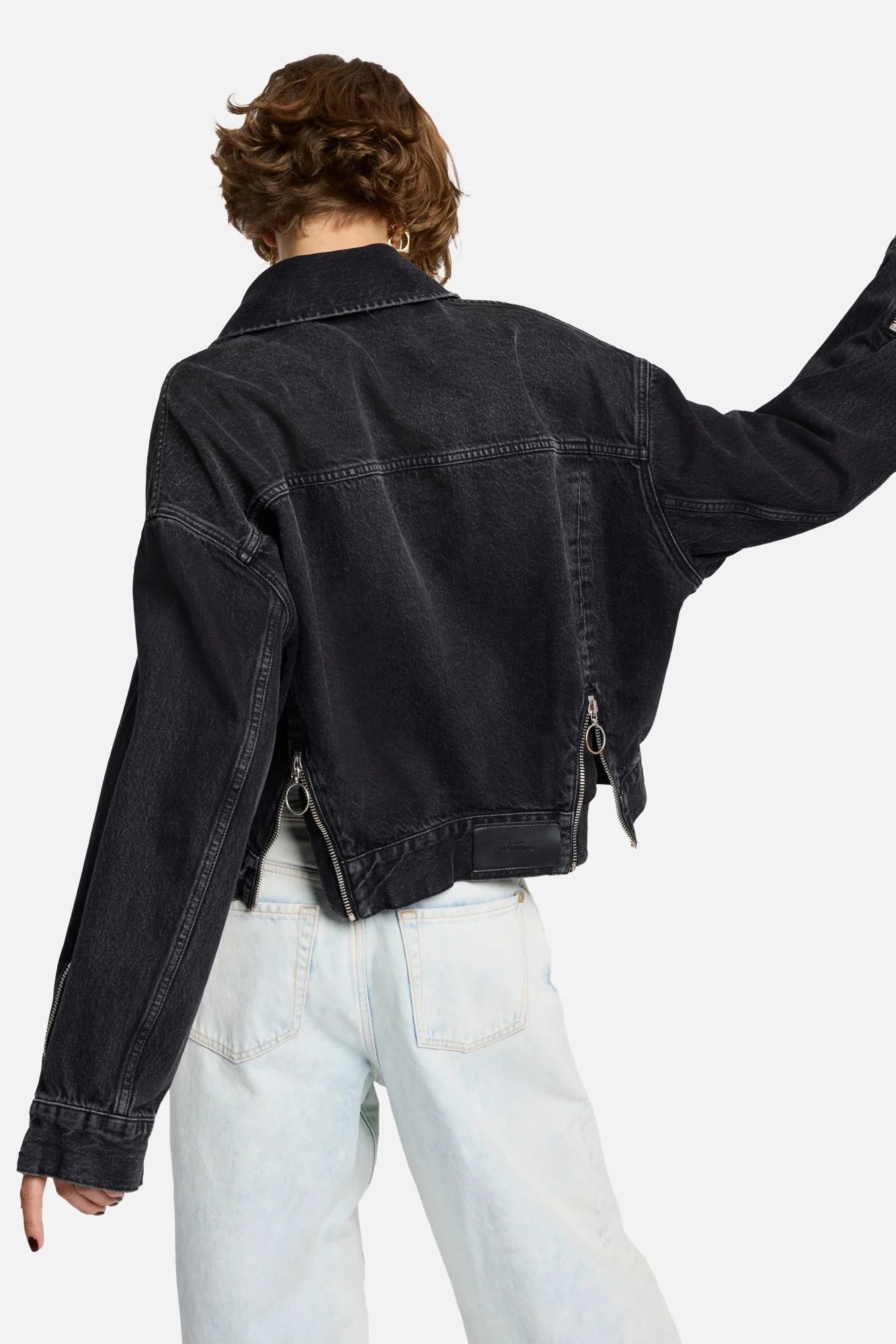 MANKIND Oli Cropped Trucker in Hustle - Image 3
